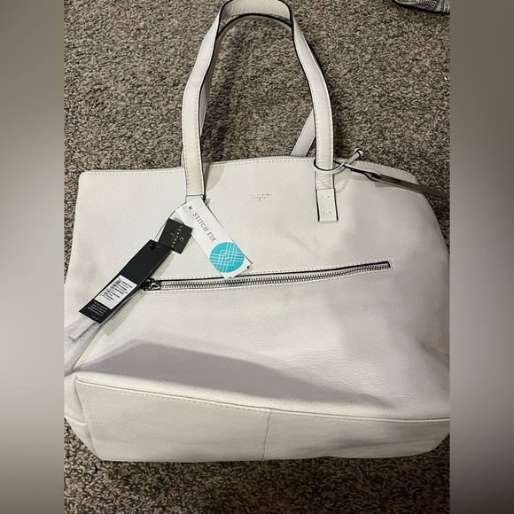 Women’s white Tahari purse new - Picture 1 of 3